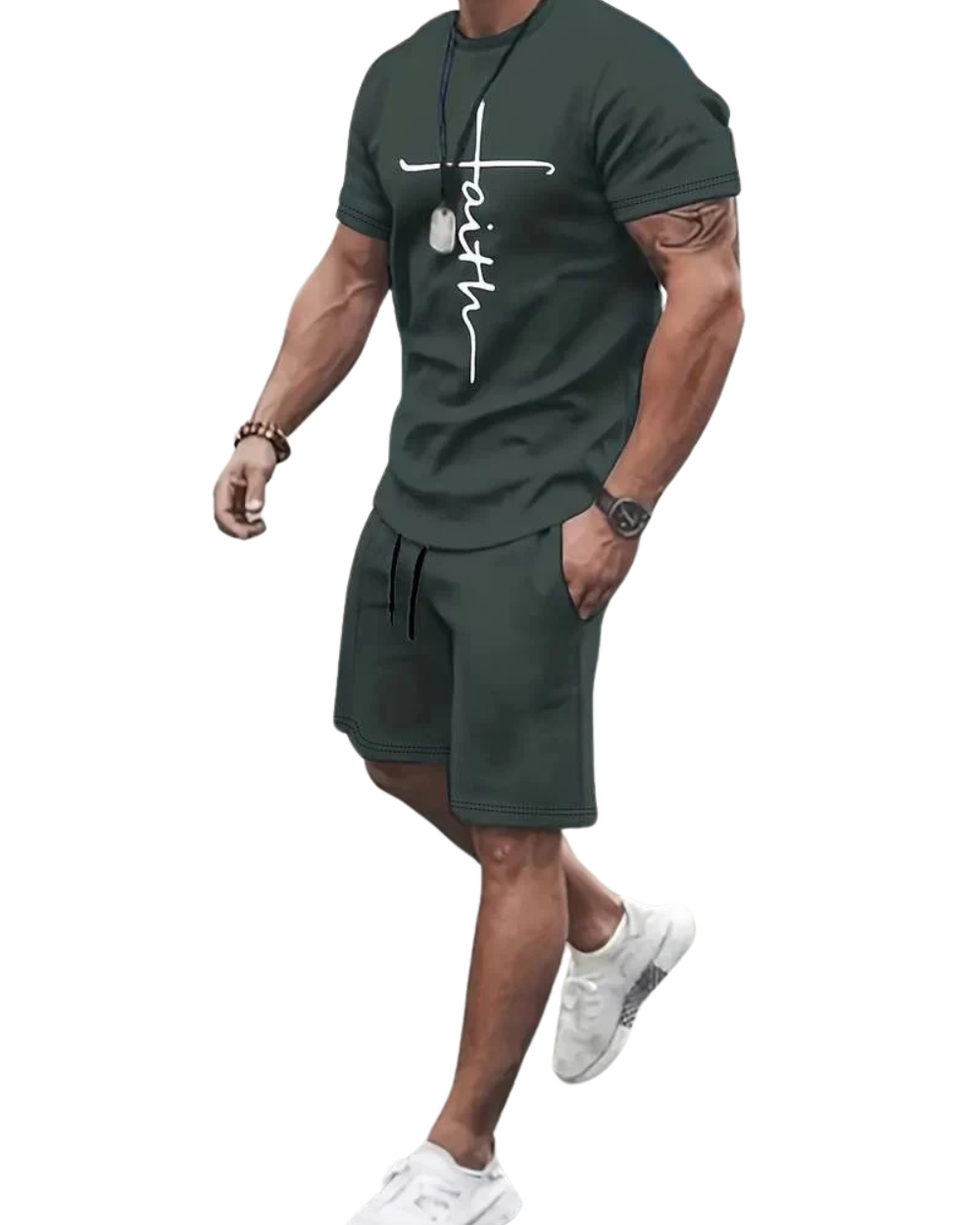 Conjunto casual de verão