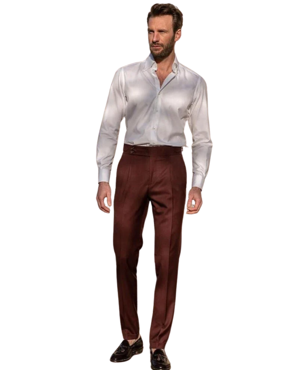 Pantalona de linho Gold Coast