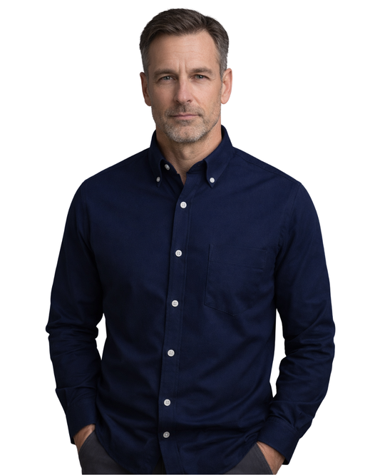 Camisa de algodão elegante