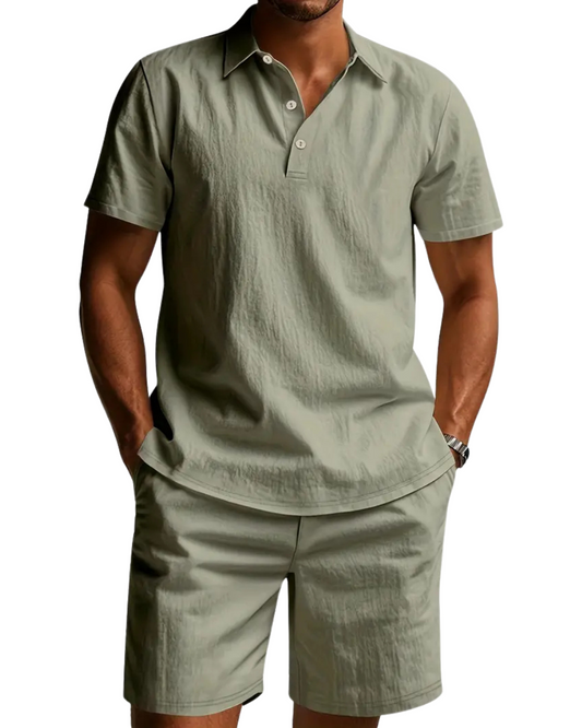 Conjunto de linho para homem