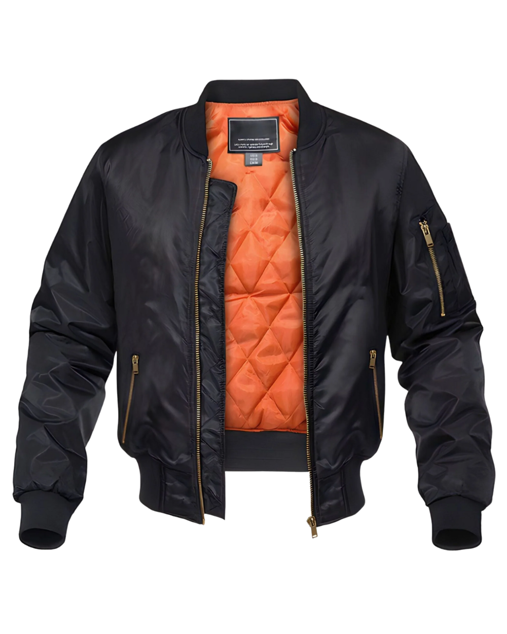 Casaco bomber acolchoado elegante