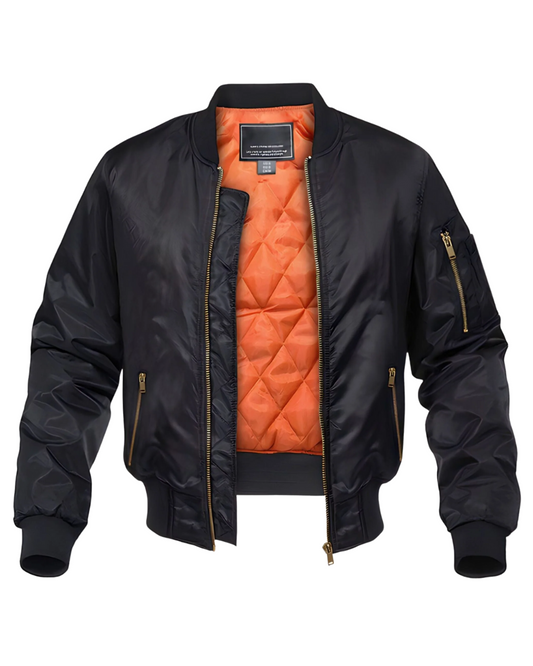Casaco bomber acolchoado elegante