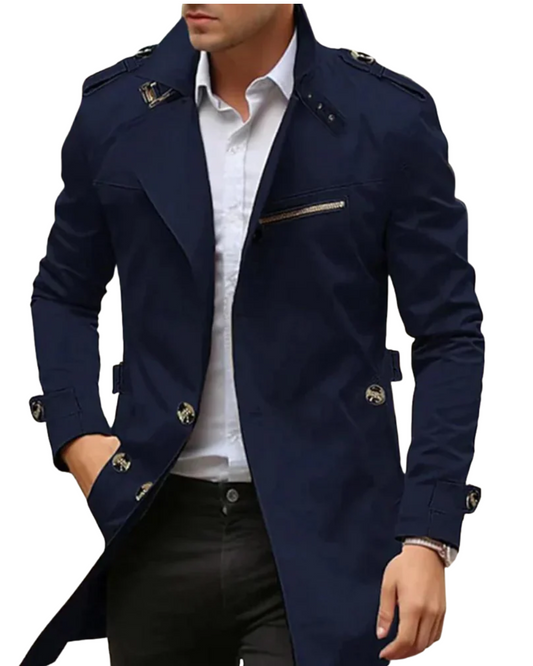 Gabardina elegante para homem