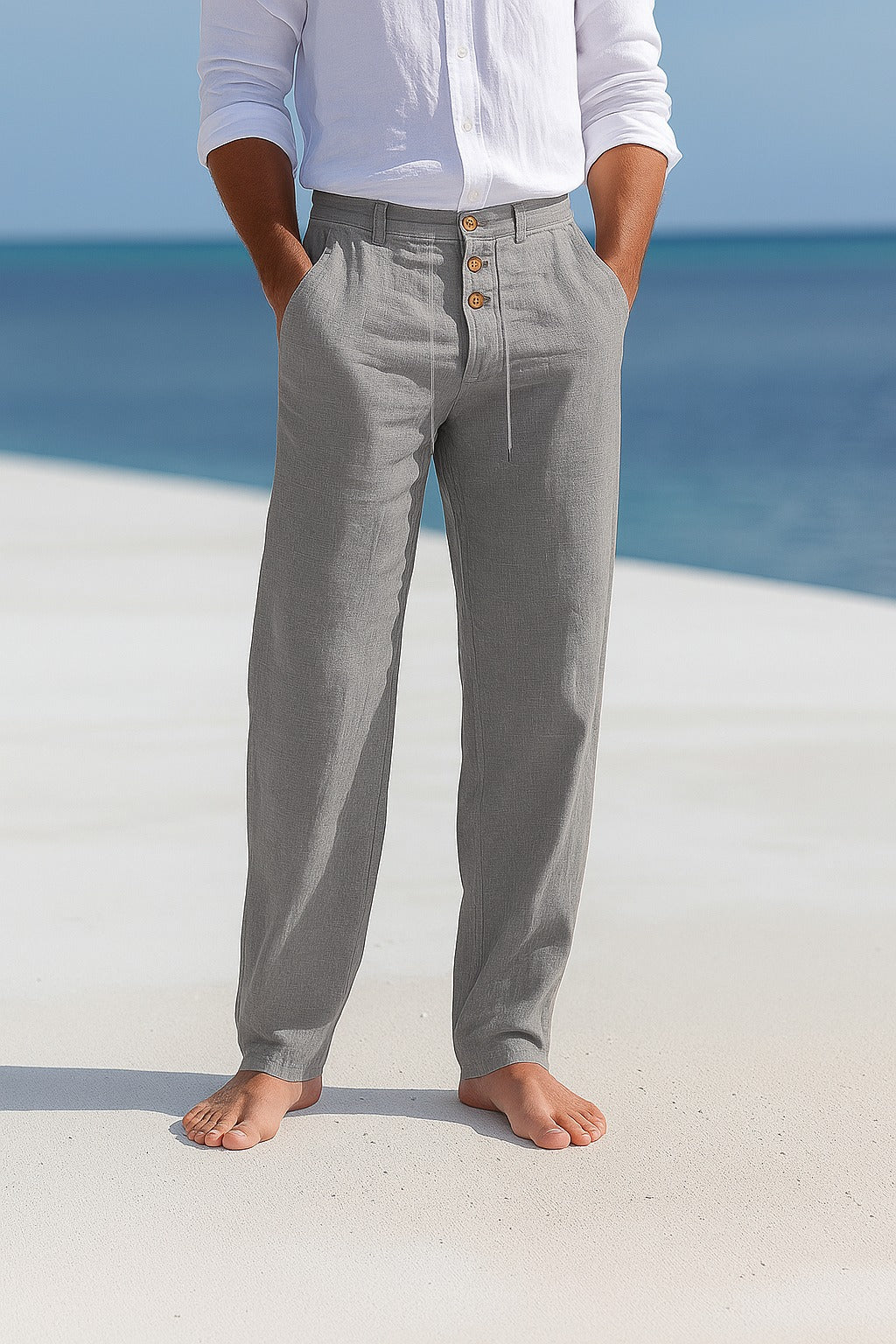 Calças de verão elegantes
