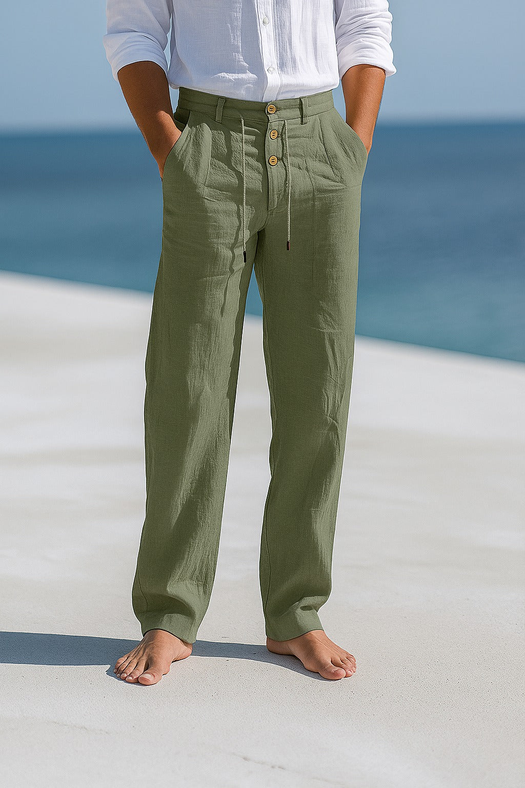 Calças de verão elegantes