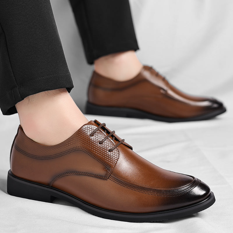 Sapatos Oxford de couro para negócios