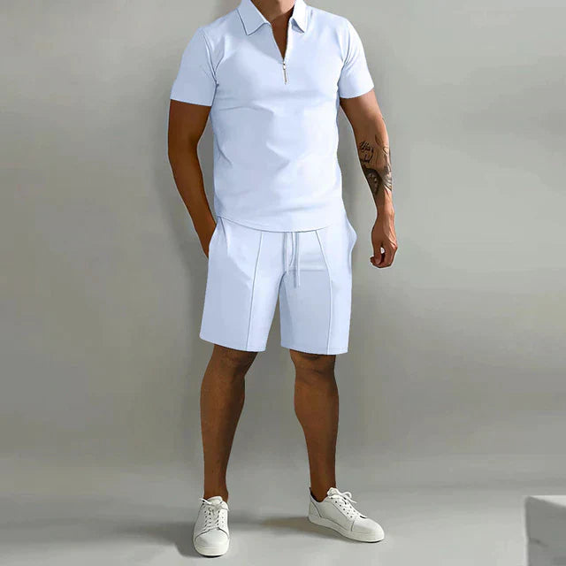 Conjunto de camisa pólo elegante