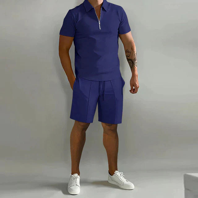 Conjunto de camisa pólo elegante
