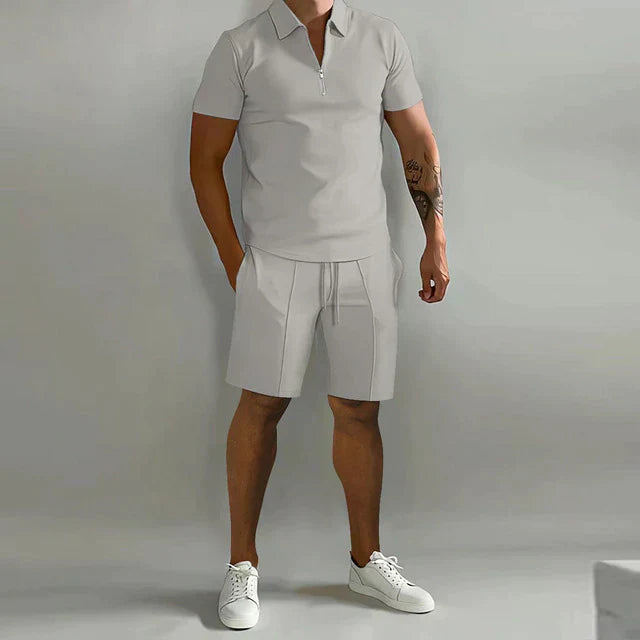 Conjunto de camisa pólo elegante