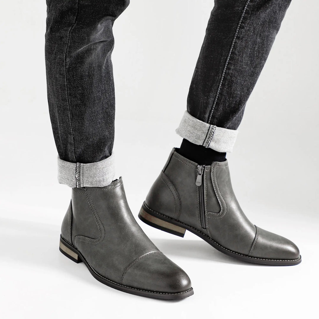 Botas Chelsea em pele