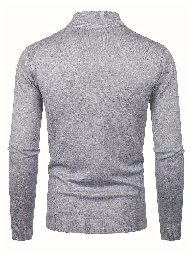 Camisola de gola alta elegante