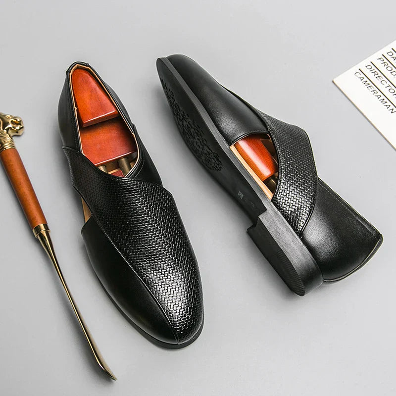 Mocassins de couro vintage