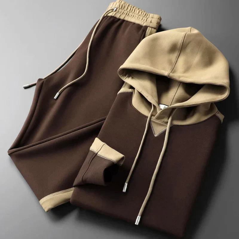Conjunto de camisola com capuz