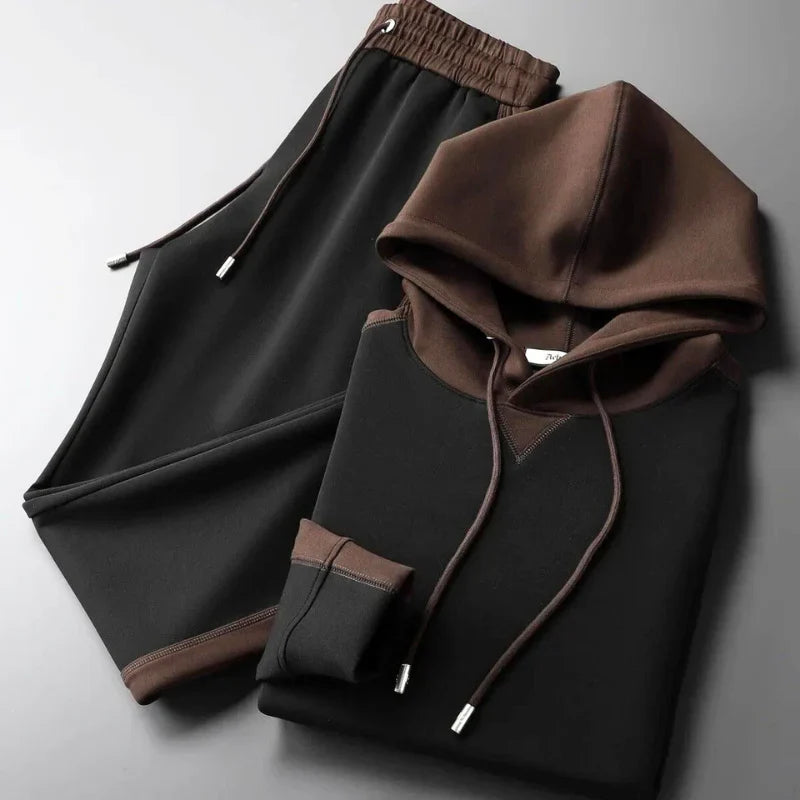 Conjunto de camisola com capuz