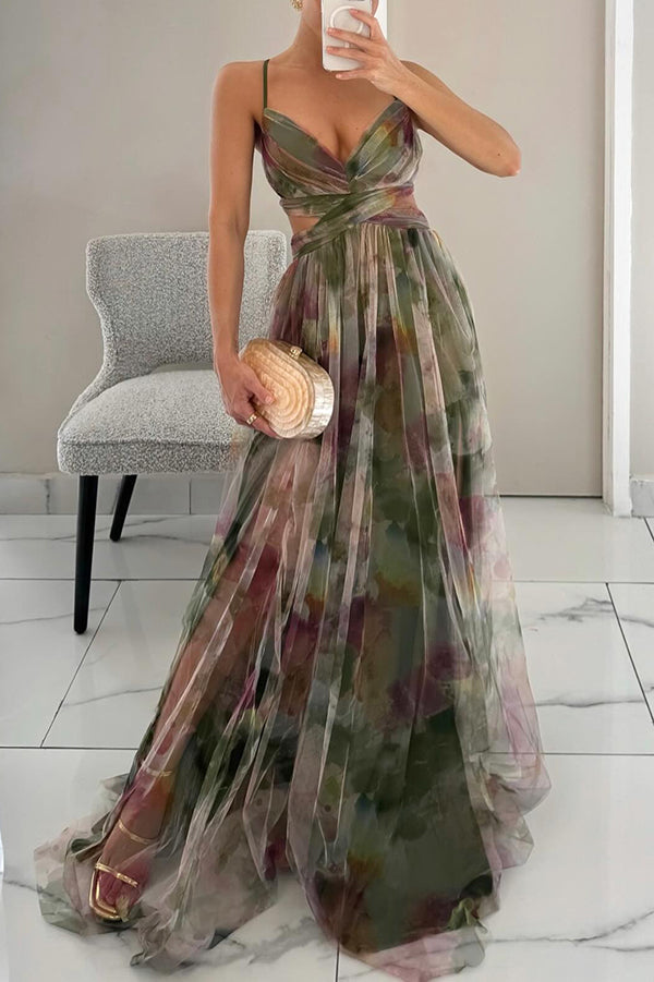 Vestido comprido elegante