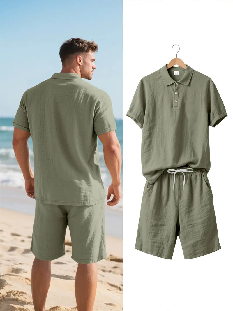 Conjunto de linho para homem