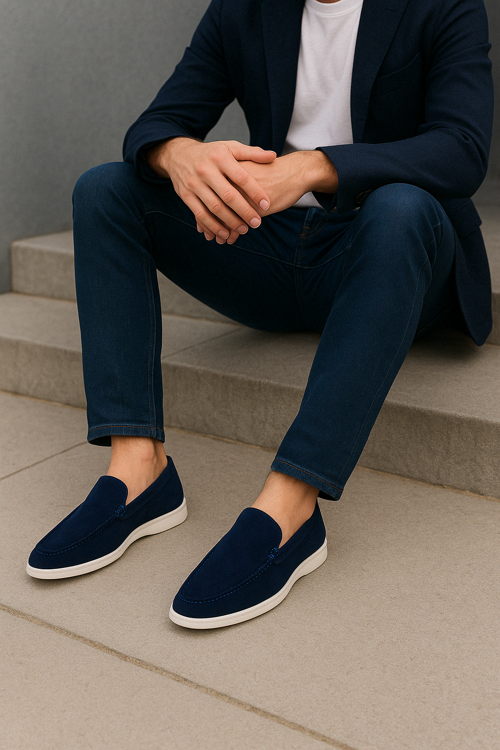 Mocassins de camurça chiques