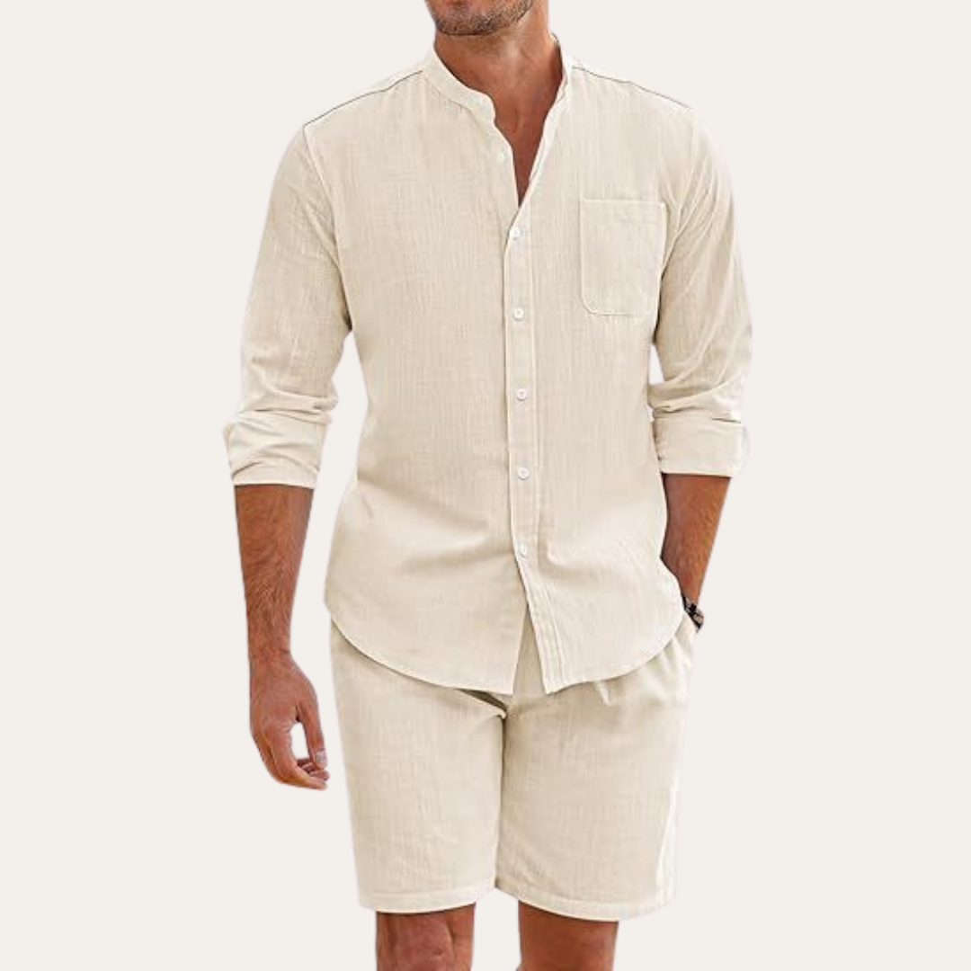 Conjunto de verão em linho