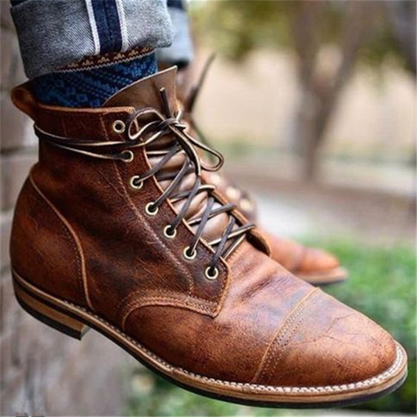Botas de couro Silas