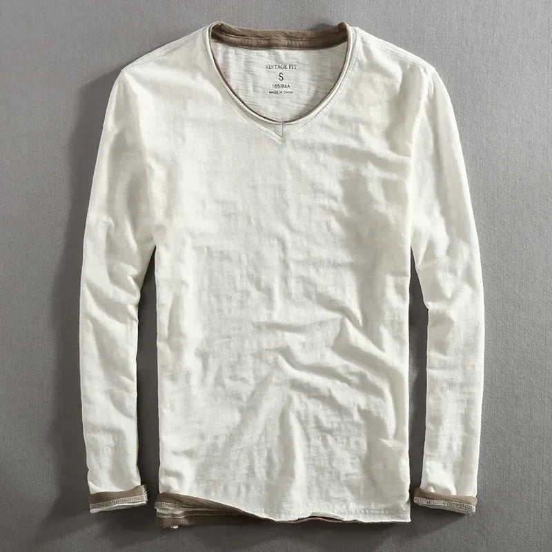 T-shirt de manga comprida Paris Vintage