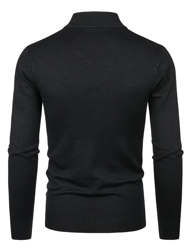 Camisola de gola alta elegante