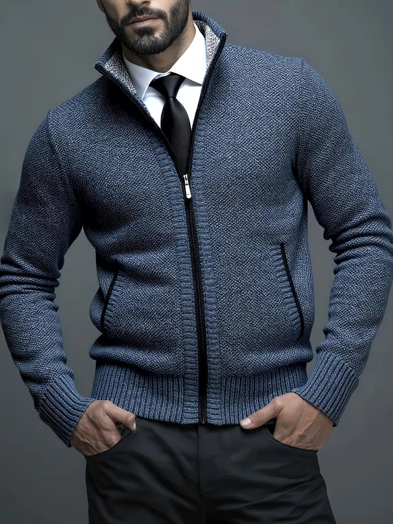 Casaco de malha elegante