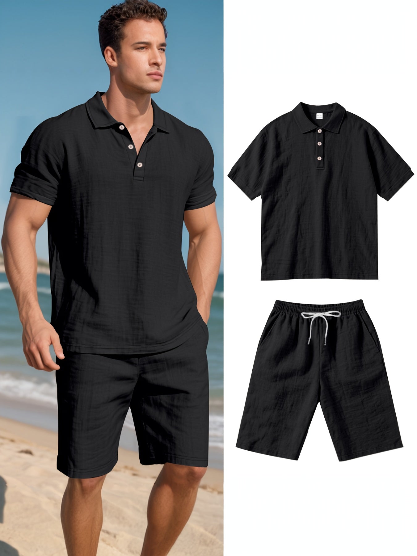 Conjunto de linho para homem