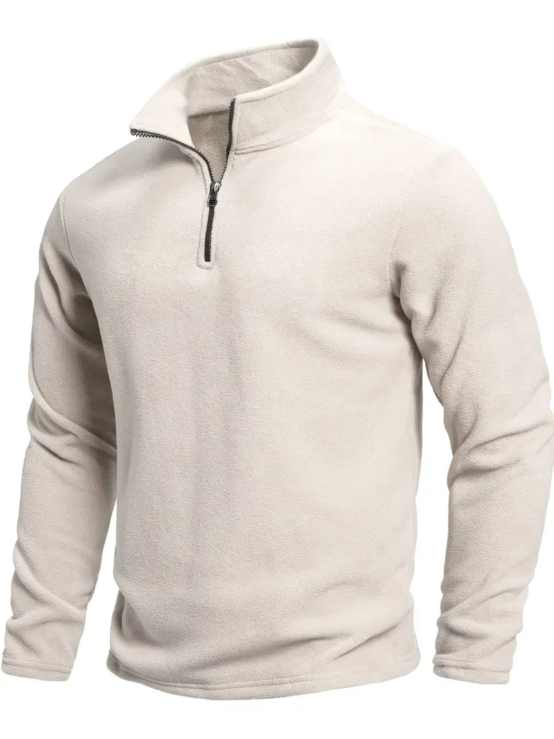 Camisola de manga comprida com fecho