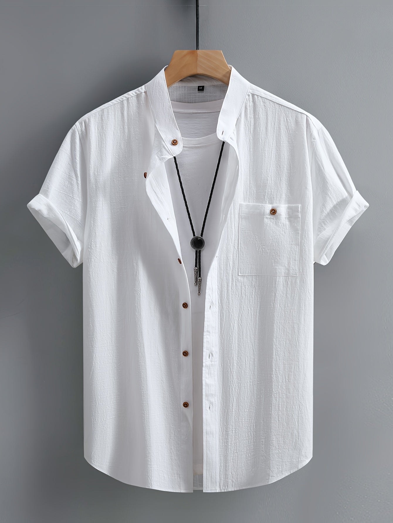 Camisa casual de manga curta