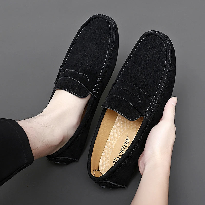Mocassins de camurça para barco