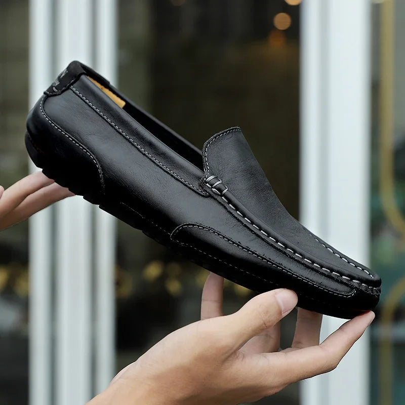Mocassins de couro vintage