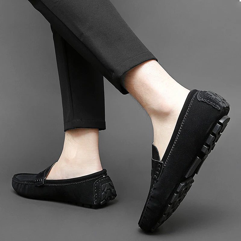 Mocassins de camurça para barco