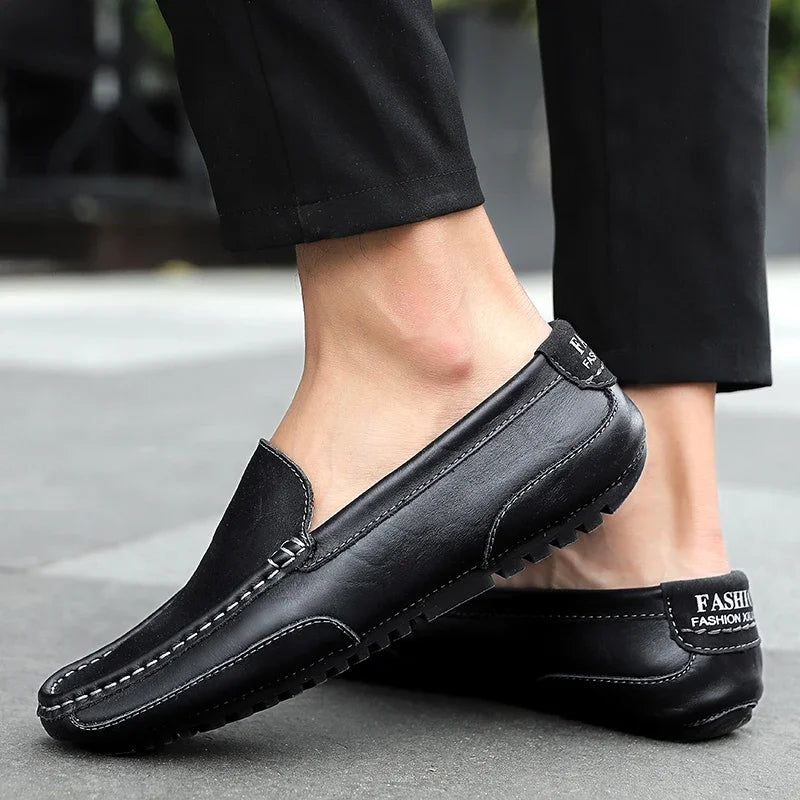 Mocassins de couro vintage