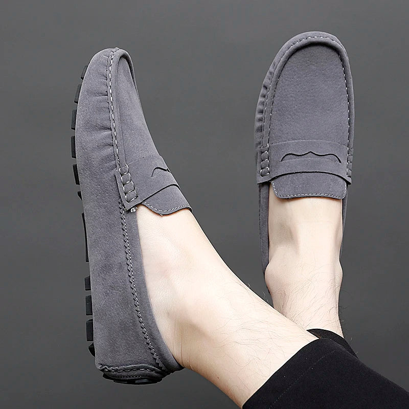 Mocassins de camurça para barco