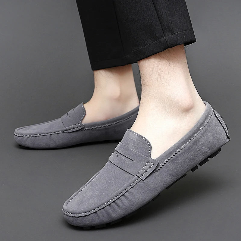 Mocassins de camurça para barco