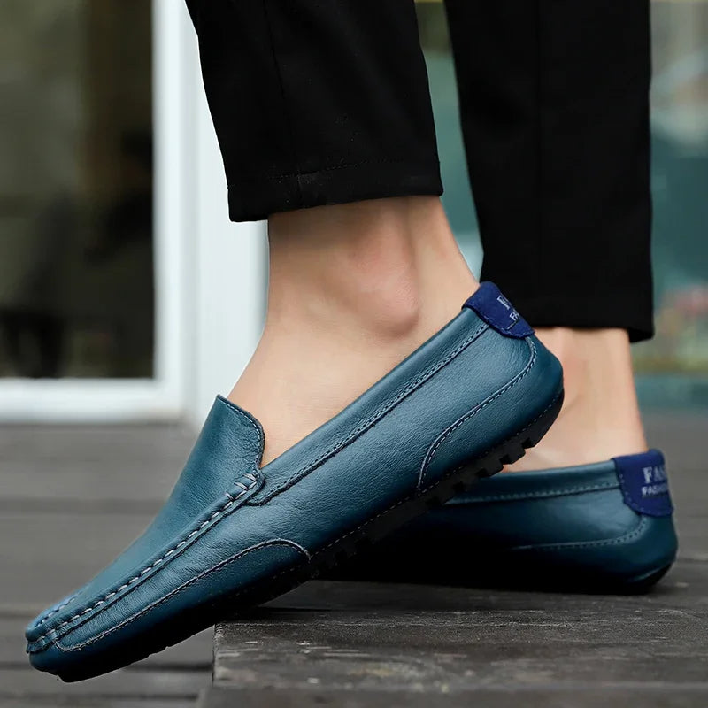 Mocassins de couro vintage