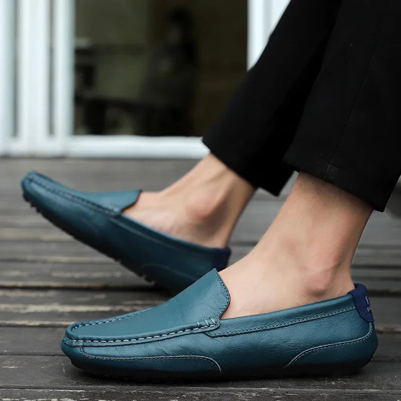 Mocassins de couro vintage