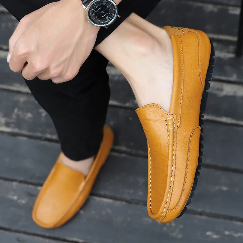 Mocassins de couro vintage