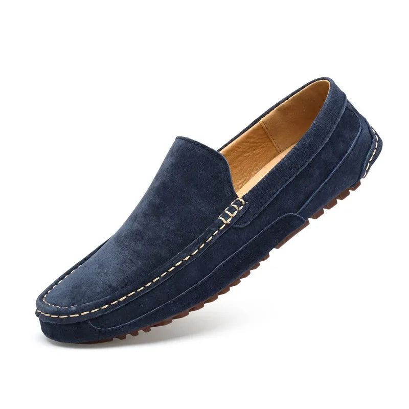 Mocassins de camurça premium chiques