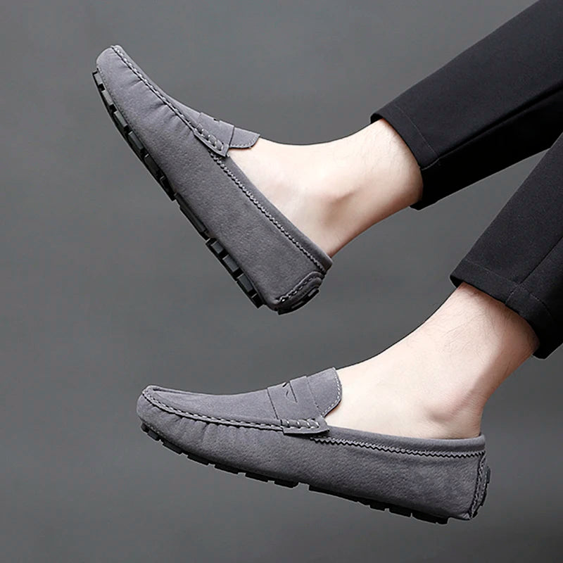 Mocassins de camurça para barco