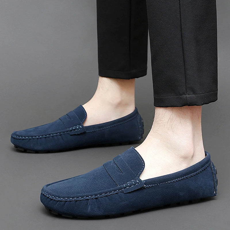 Mocassins de camurça para barco
