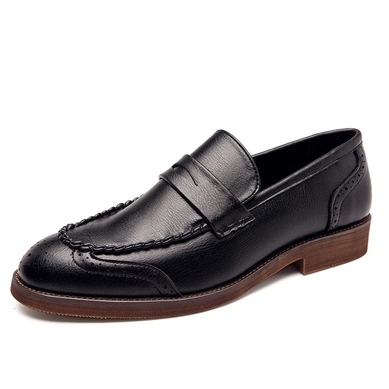 Mocassins de couro chiques