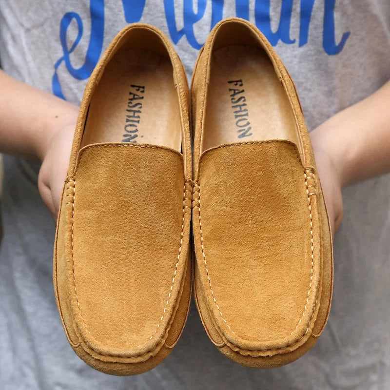 Mocassins de camurça premium chiques