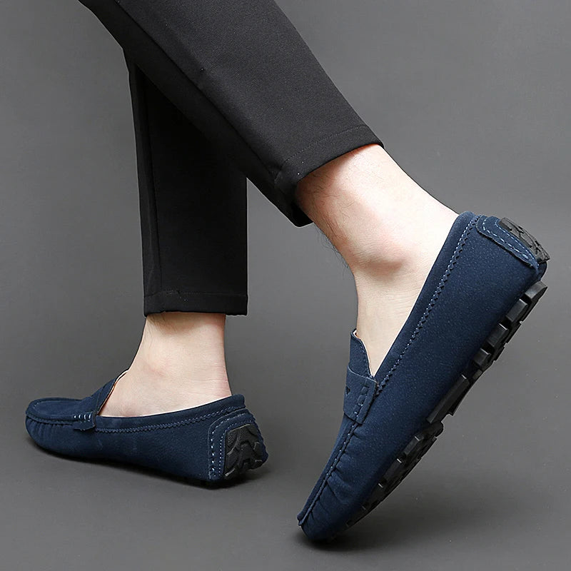 Mocassins de camurça para barco