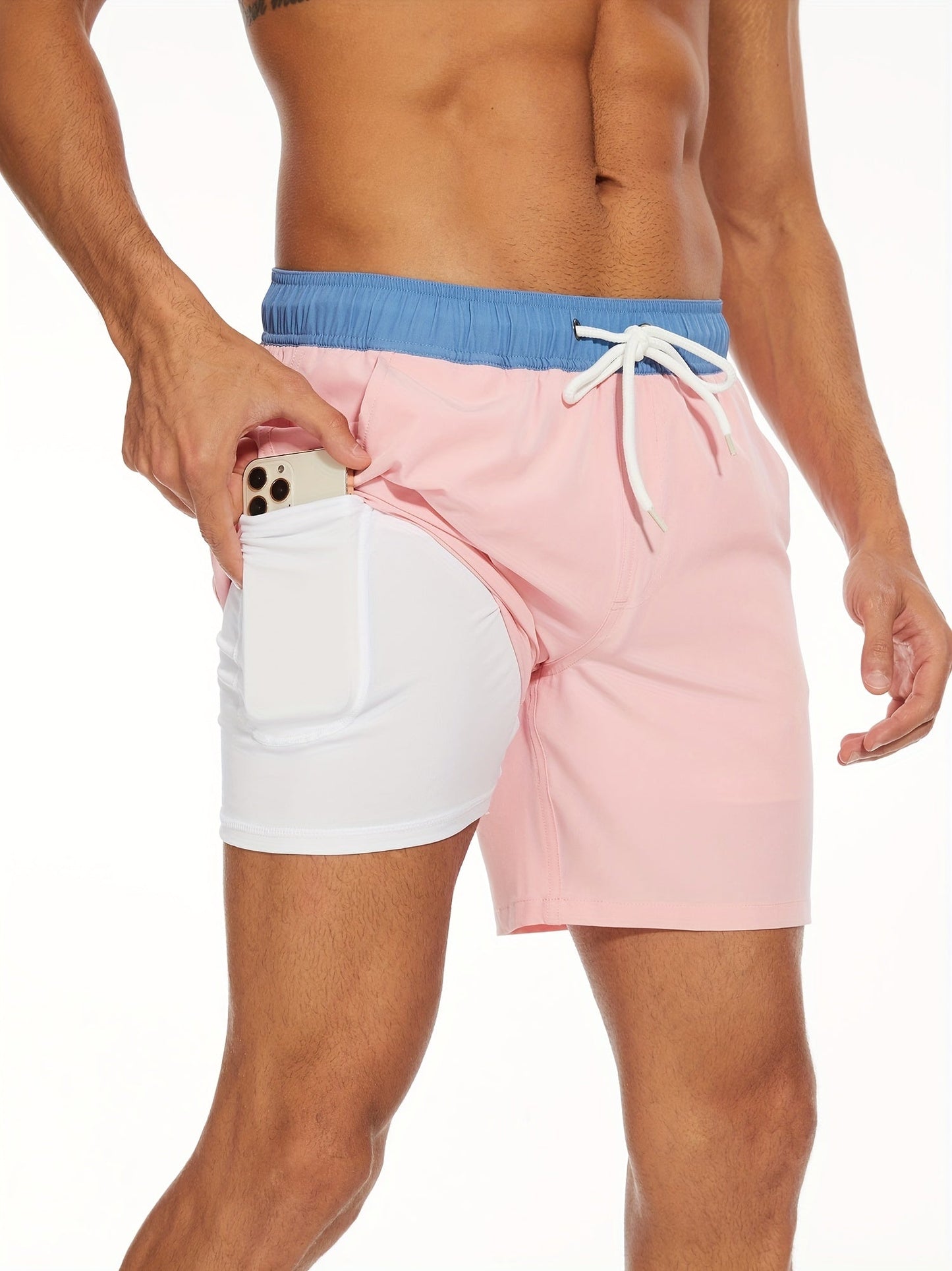 Calções de banho com bolsos
