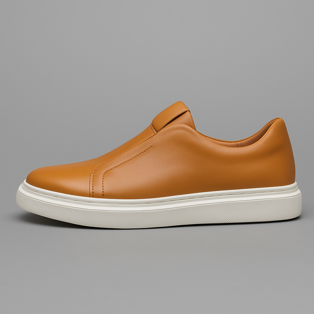 Sapatos de couro elegantes