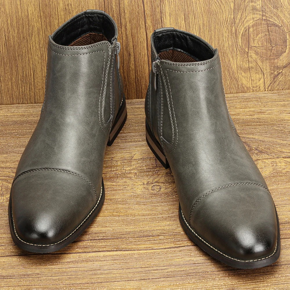 Botas Chelsea em pele