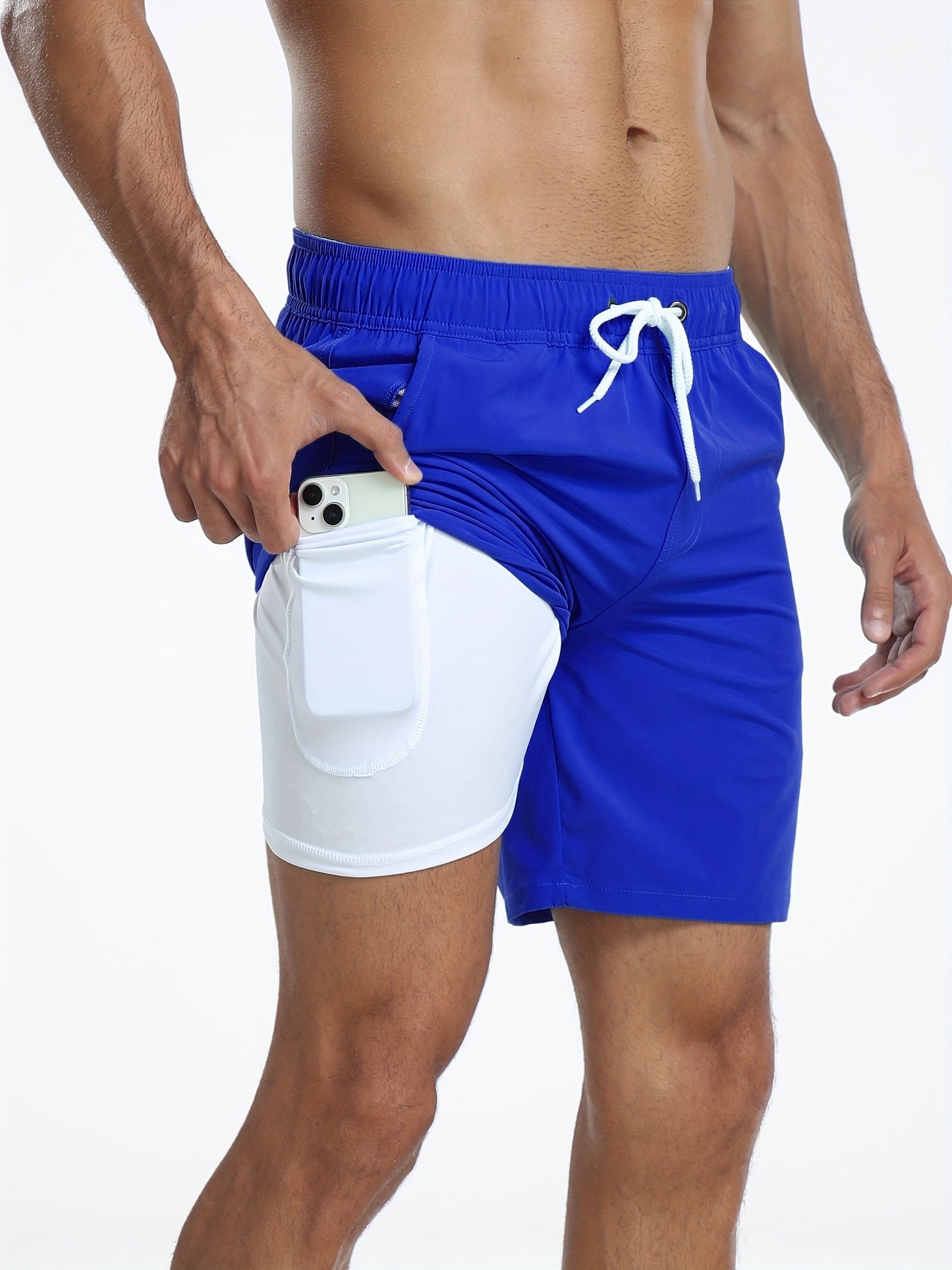 Calções de banho com bolsos