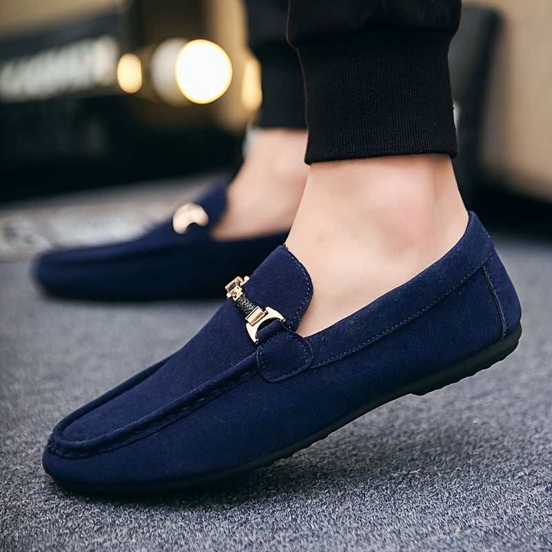 Mocassins de negócios em camurça