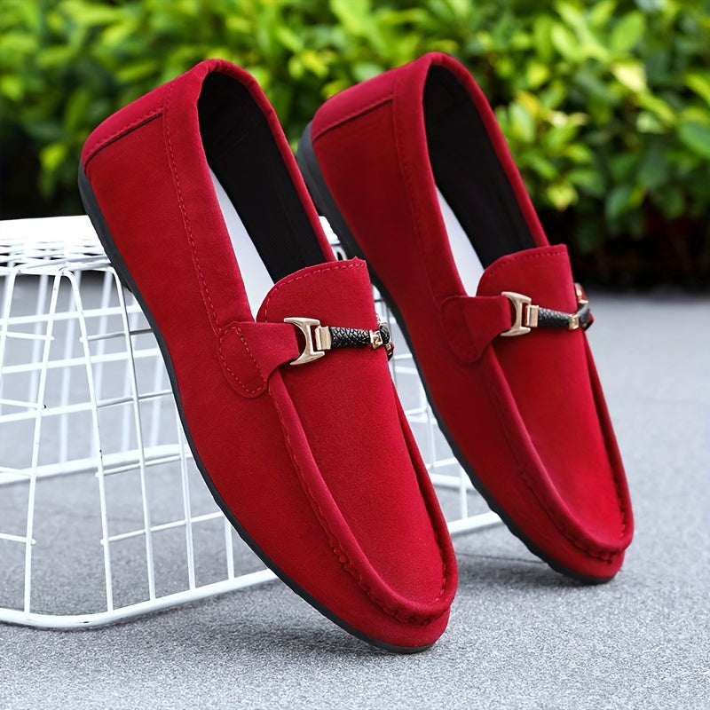 Mocassins de negócios em camurça